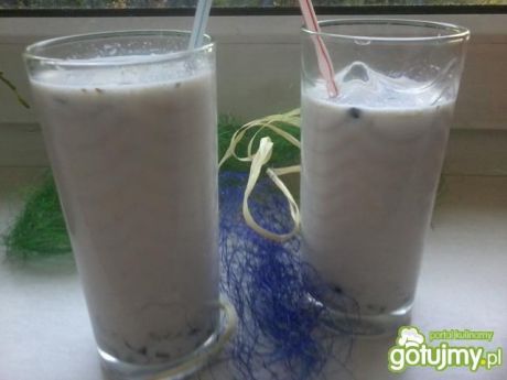 Przepis  mleczny koktajl borówkowy przepis