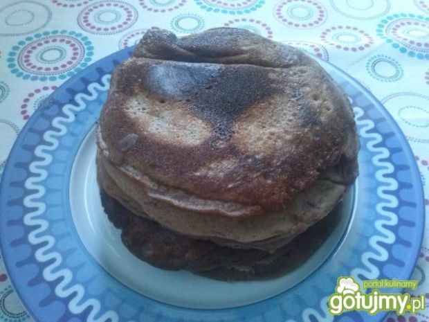 Przepis  puszyste czekoladowe pancakesy przepis