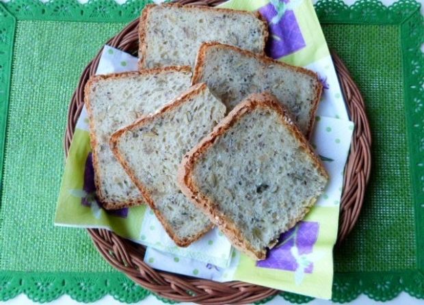 Przepis  chleb pszenny z ziarnami na jogurcie przepis