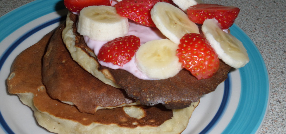 Pancakes z bananami i daktylami (autor: justyna92 ...