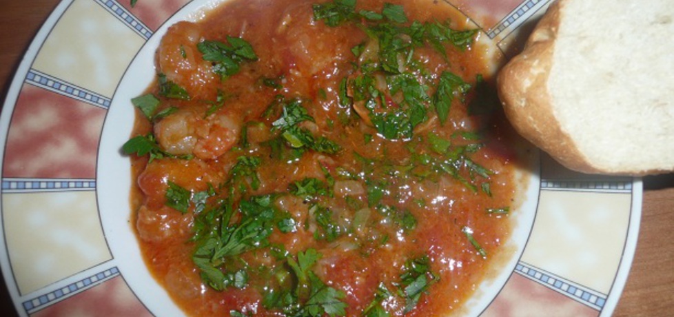 Krewetki smażone z pomidorami (autor: aginaa)