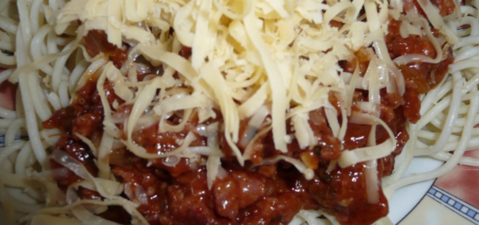 Spaghetti z sosem bolońskim (autor: aginaa)