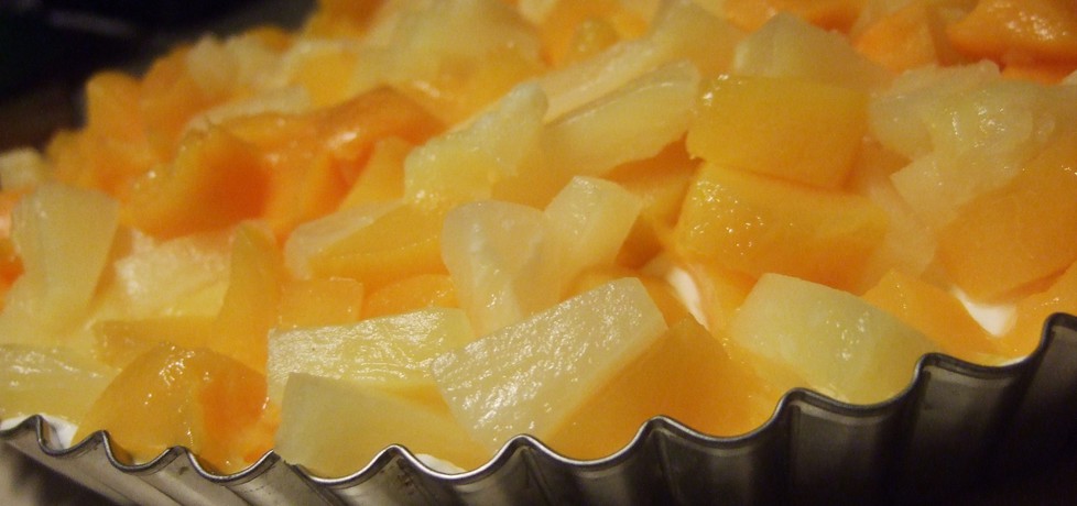Tarta z brzoskwiniami i ananasem (autor: rosik93)