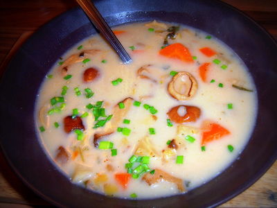 Zupa grzybowa ze śmietaną