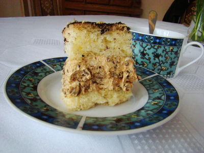 Ciasto krówkowe ze słonecznikiem