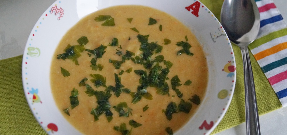 Zupa krem z pora i jaglanki (autor: alexm)