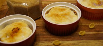 Makaron deserowy brûlée