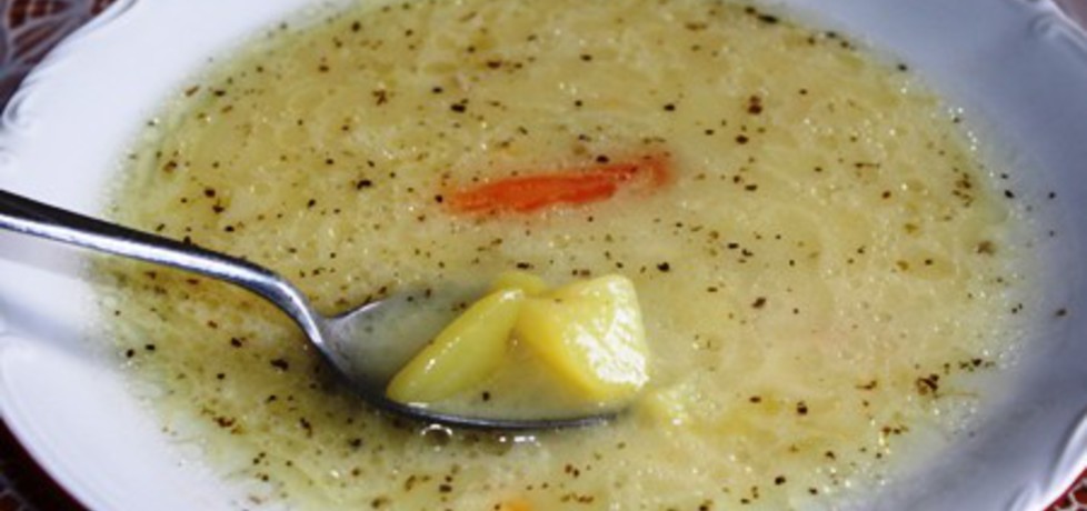 Biała zupa z warzywami (autor: smakolykijoanny)