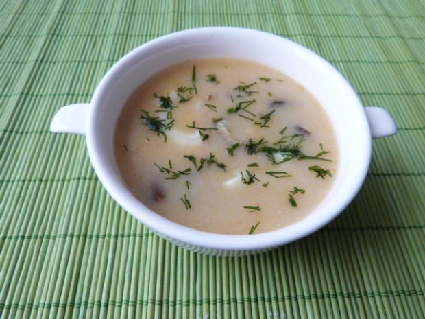 Przepis  zupa z suszonych grzybów zasmażana przepis