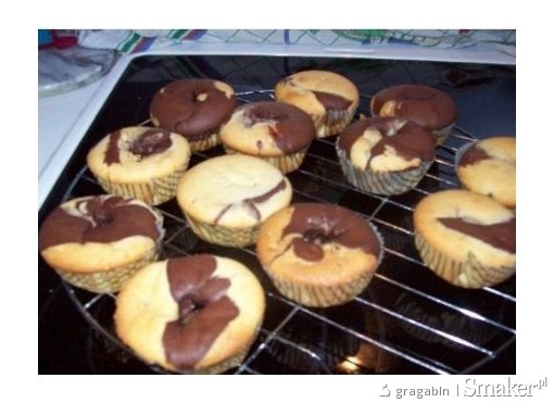 Marmurowe muffinki z toffi