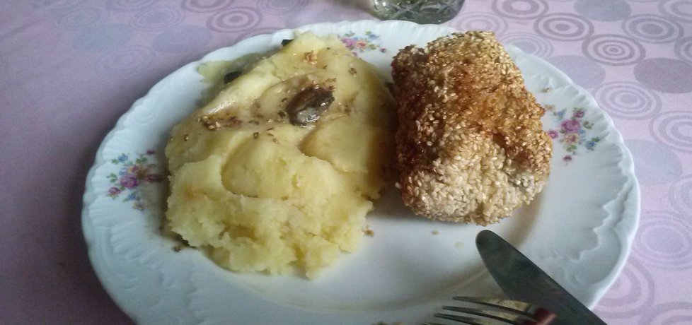 Filet z grzybami w sezamowej panierce (autor: sylwiamc ...