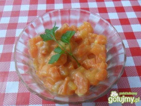 Przepis  gotowana marchewka do obiadu przepis