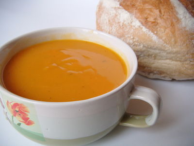 Zupa z dyni piżmowej