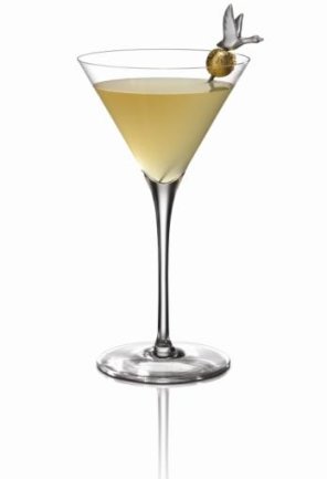 Gold rush martini