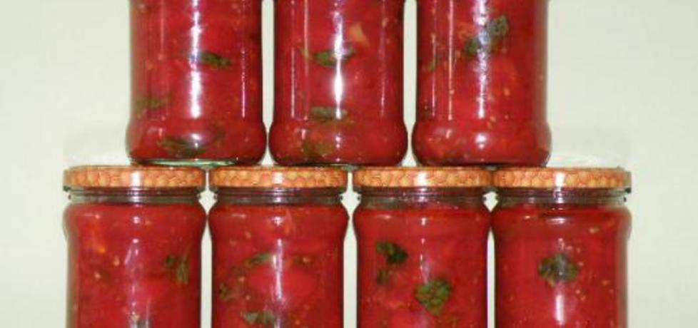 Sos pomidorowy z czosnkiem i bazylią (autor: habibi ...