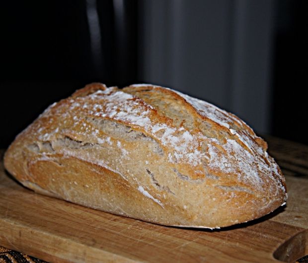 Przepis  najprostszy chleb pszenny na zakwasie przepis