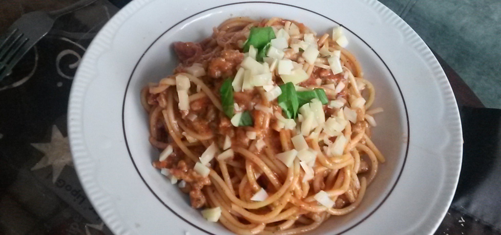 Spaghetti z mielonym indykiem (autor: justyna223)