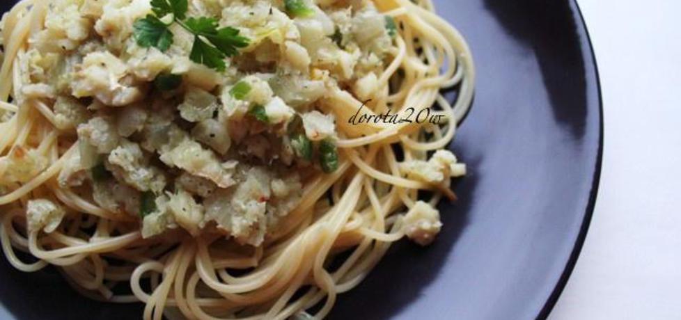 Spaghetti z dorszem i białym winem (autor: dorota20w ...