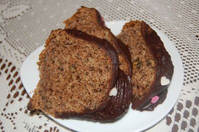 Ciasto murzynkowe z polewą czekoladowa
