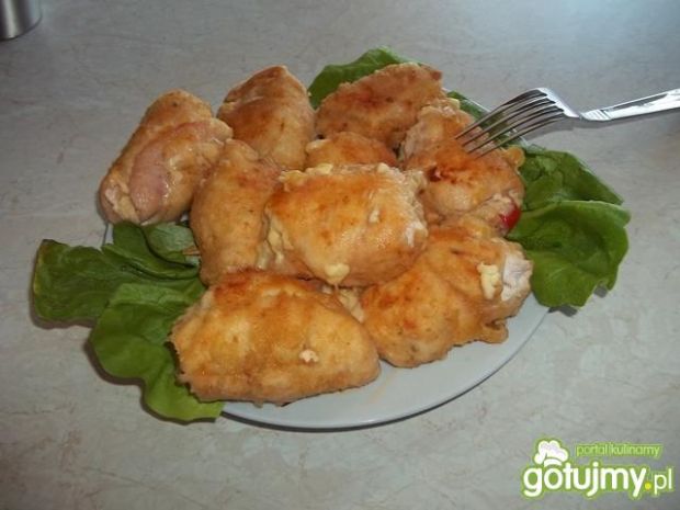 Przepis  roladki z piersi kurczaka z serem przepis