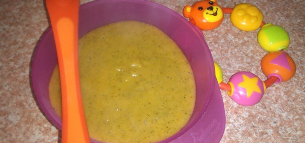 Zupa brokułowa z glutenem dla niemowlaka (autor: konczi ...