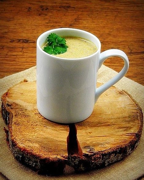 Kremowa zupa kurkowa