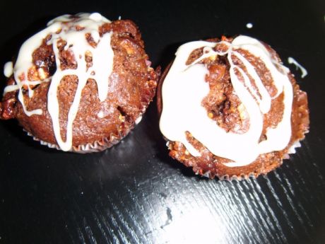 Przepis  muffinki z snikersami przepis