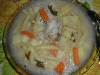 Zupa z żółtej fasolki