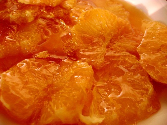 Skarmelizowane pomarańcze
