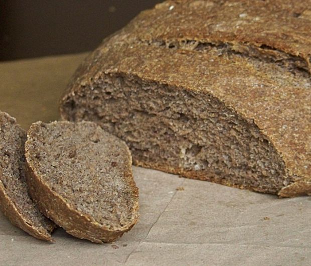 Przepis  pszenno-żytni chleb z łuską gryczaną przepis