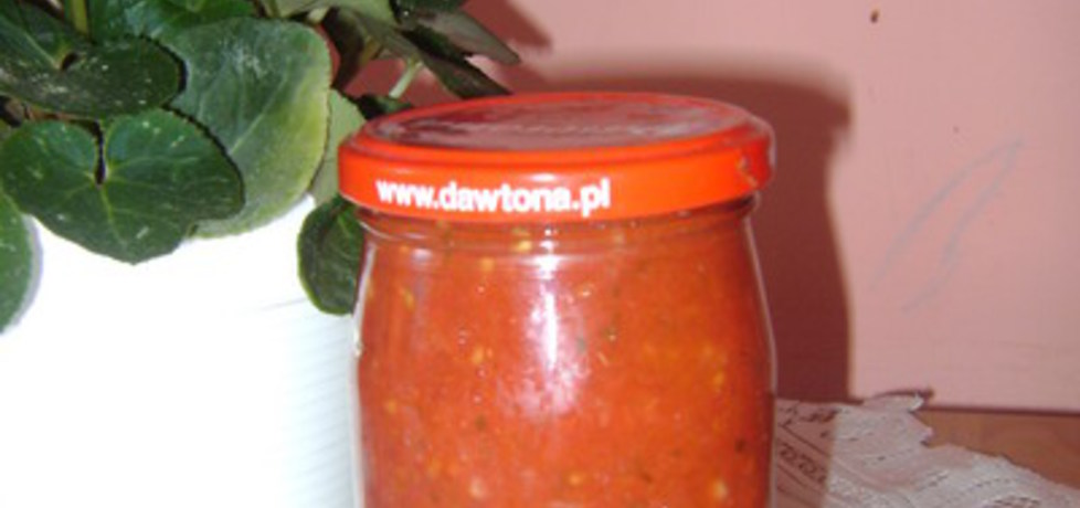 Sos pomidorowy w słoiki. (autor: izabelabella81)