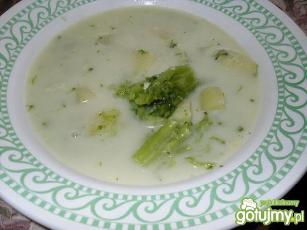 Przepis  zupa z brokułami przepis