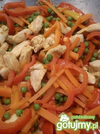 Przepis  wok warzywa z kurczakiem przepis