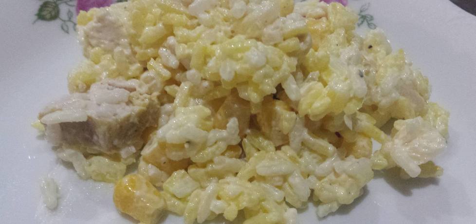 Sałatka ryżowa z kurczakiem i ananasem (autor: basiazet ...