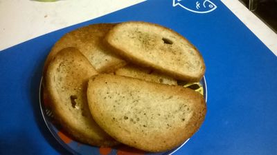 Czosnkowe chlebowe grzaneczki