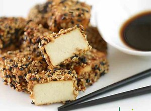 Tofu panierowane w sezamie  prosty przepis i składniki