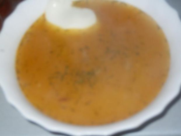 Przepis  zupa z kaszy jaglanej i pomidorów przepis