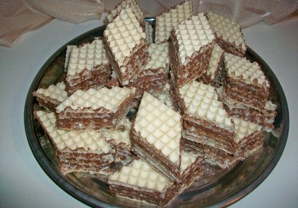 Wafle czekoladowe:)
