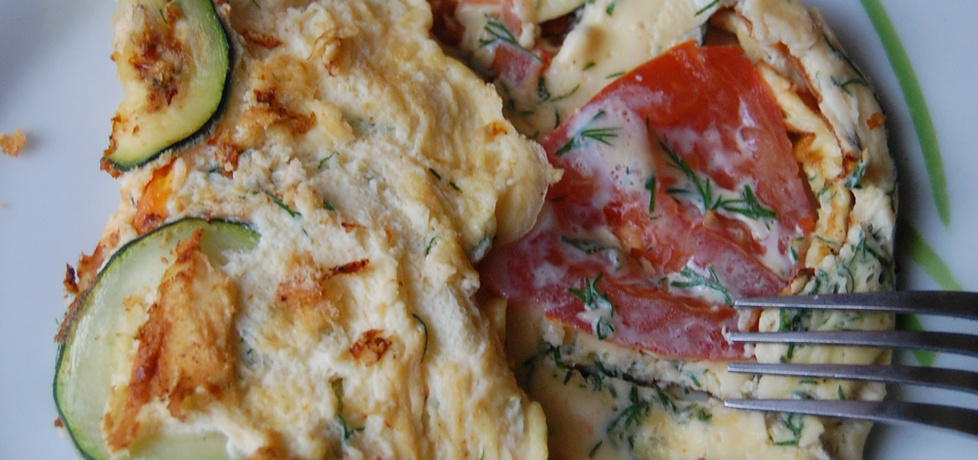Omlet z cukinią i pomidorem (autor: aleksandraolcia ...