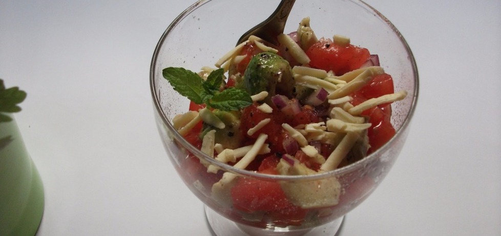 Sałatka z pomidorów i awokado (autor: adelajda)