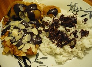 Filet w sosie czekoladowym