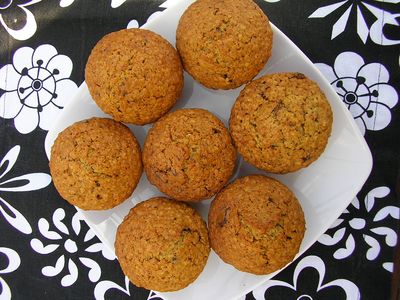Owsiane muffinki z czekoladą
