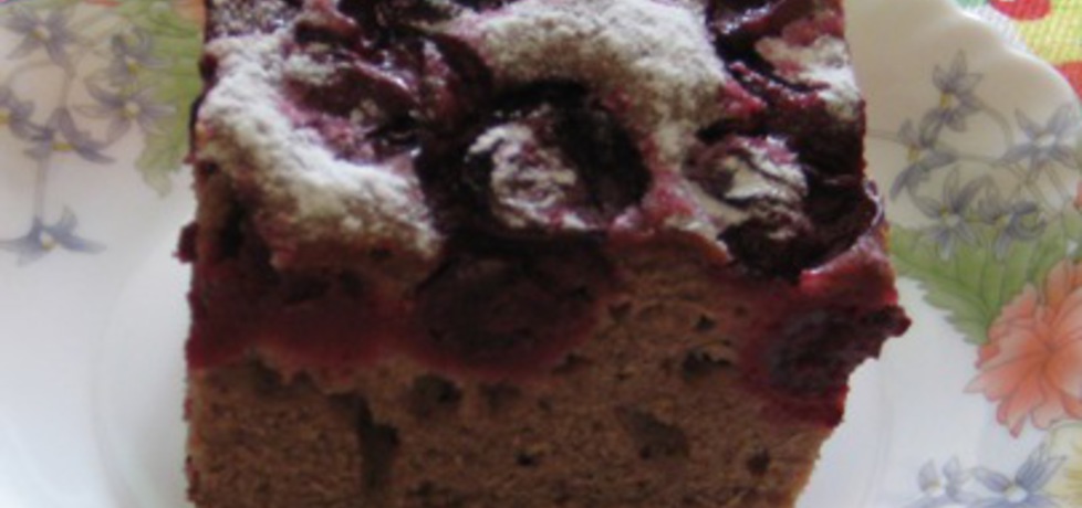 Kakaowe ciasto z wiśniami (autor: krystyna32)