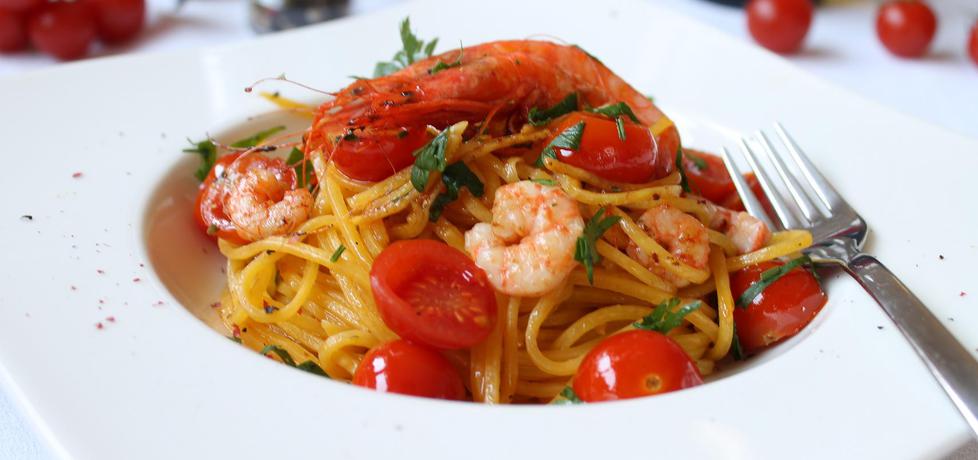 Spaghetti z krewetkami (autor: iwonadd)