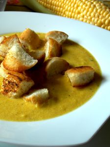 Złota zupa kukurydziana