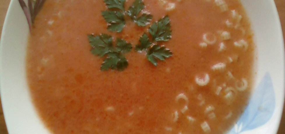 Zupa pomidorowa z makaronem koraliki (autor: gosia1988 ...