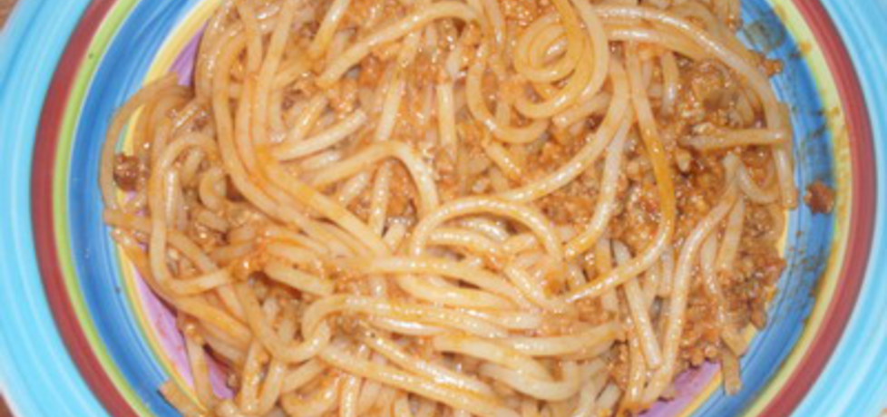 Szybkie spaghetti. (autor: mirkaludomila)
