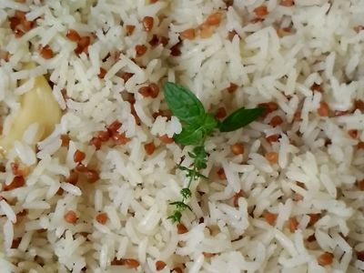 Biały ryż z kaszą gryczaną