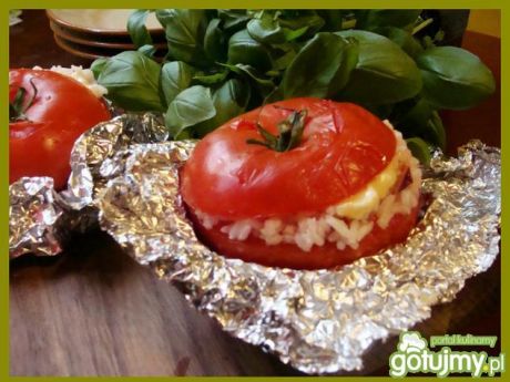 Przepis  nadziewane pomidory z grilla 2 przepis