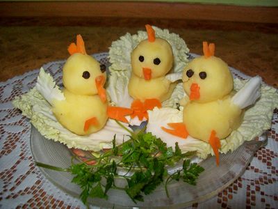Ziemniaczane kurczaczki